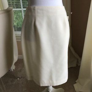 NWT VINTAGE 80s ALL SEASON SYNARI IVORY SKIRT